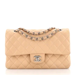 Chanel Classic Double Flap Bag Quilted Lambskin Medium
