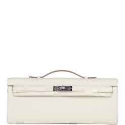 Hermès Kelly Cut Mushroom Swift Palladium Hardware