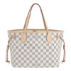 Louis Vuitton N51110 Neverfull PM Shoulder Bag Damier Azur Canvas